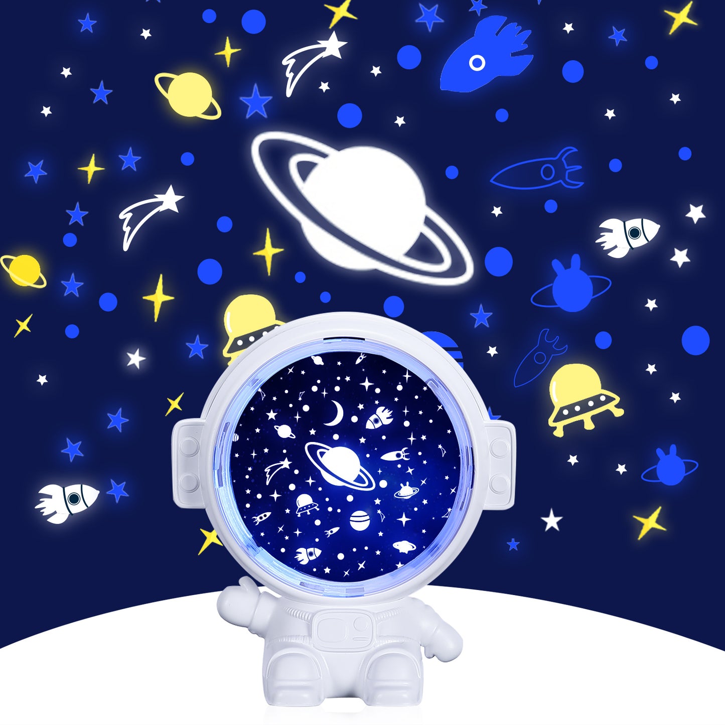 Starry Sky Night Light Astronaut Lamp